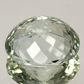 Turmalina verde natural de 4,83 ct, corte óvalo, VVS
