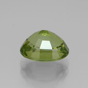 Turmalina verde natural de 2,76 ct, corte óvalo, VVS