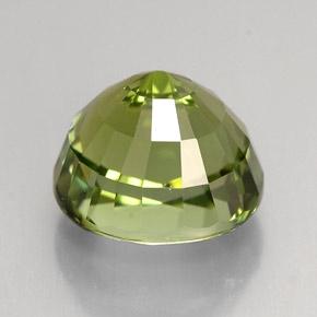 Turmalina verde natural de 4,39 ct, corte óvalo, VS