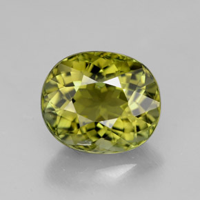 Turmalina verde natural de 3,90 ct, corte óvalo, VVS-VS