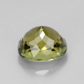 Turmalina verde natural de 3,90 ct, corte óvalo, VVS-VS