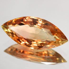 Turmalina multicolor natural de 6,96 ct, marquesa, VVS