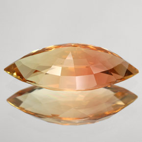 Turmalina multicolor natural de 6,96 ct, marquesa, VVS