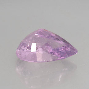Turmalina violeta natural de 3,34 ct, en forma de pera, I1