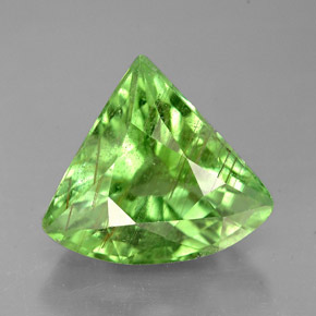 Turmalina verde natural de 3,94 ct, forma elegante, SI