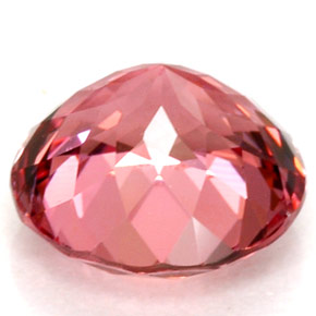 Turmalina rosa natural de 1,70 ct, corte redondo, VVS