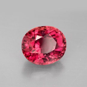 Turmalina  natural de 5,07 ct, corte óvalo, VVS-VS