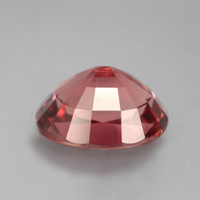 Turmalina rosa natural de 4,52 ct, corte óvalo, VVS