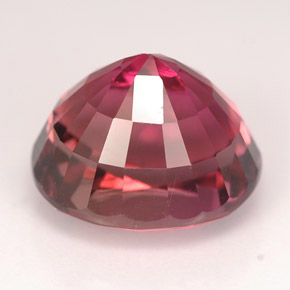 Turmalina rosa natural de 6,12 ct, corte óvalo, VVS-VS