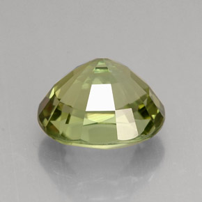 Turmalina verde natural de 3,10 ct, corte óvalo, VVS