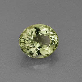 Turmalina verde natural de 1,84 ct, corte óvalo, VS