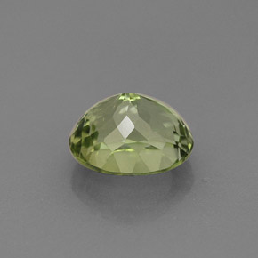 Turmalina verde natural de 1,84 ct, corte óvalo, VS