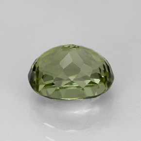 Turmalina verde natural de 2,62 ct, corte óvalo, VVS