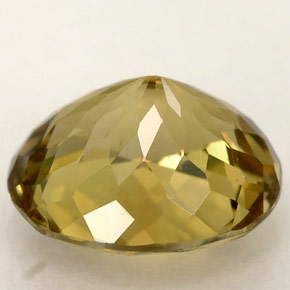 Turmalina amarillo natural de 2,25 ct, corte óvalo, VVS