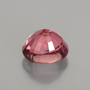Turmalina rosa natural de 2,57 ct, corte óvalo, VVS-VS