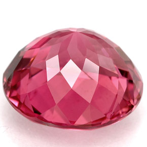 Turmalina rosa natural de 4,02 ct, corte redondo, VS