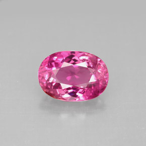 Turmalina rosa natural de 2,53 ct, corte óvalo, VS-SI