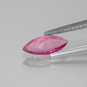 Turmalina rosa natural de 0,68 ct, marquesa, VVS-VS