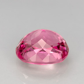 Turmalina rosa natural de 2,23 ct, corte óvalo, VVS-VS
