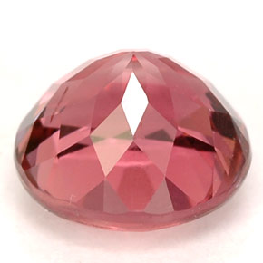 Turmalina rosa natural de 1,82 ct, corte redondo, VS