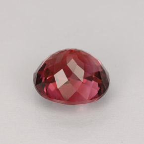 Turmalina rosa natural de 2,43 ct, corte óvalo, VVS