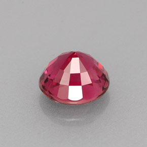 Turmalina rosa natural de 0,89 ct, corte óvalo, VVS-VS