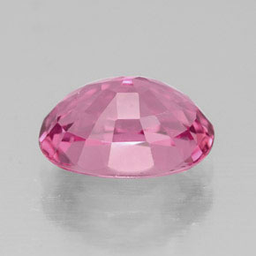 Turmalina rosa natural de 2,14 ct, corte óvalo, VS