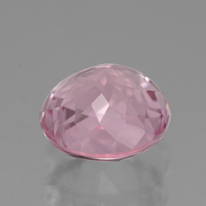 Turmalina rosa natural de 3,50 ct, corte redondo, VVS-VS