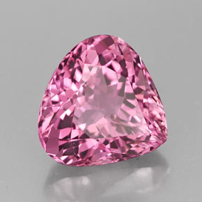 Turmalina rosa natural de 4,47 ct, en forma de pera, VVS-VS