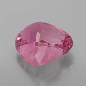 Turmalina rosa natural de 4,47 ct, en forma de pera, VVS-VS