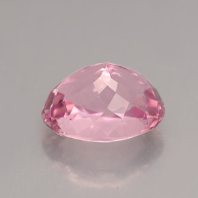 Turmalina rosa natural de 3,57 ct, corte óvalo, VVS
