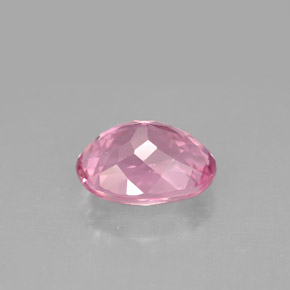 Turmalina rosa natural de 2,73 ct, corte óvalo, VVS-VS