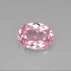Turmalina rosa natural de 2,60 ct, corte óvalo, VS-SI