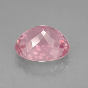 Turmalina rosa natural de 4,43 ct, corte óvalo, VVS-VS