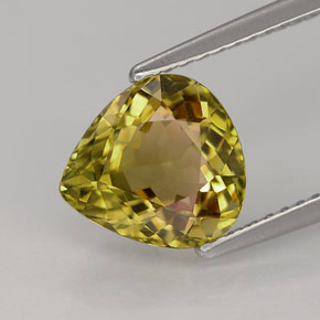 Turmalina multicolor natural de 2,35 ct, en forma de pera, IF