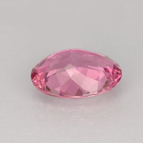 Turmalina rosa natural de 2,40 ct, corte óvalo, VVS