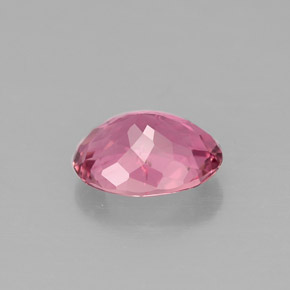 Turmalina rosa natural de 1,55 ct, corte óvalo, VS