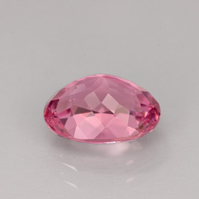 Turmalina rosa natural de 2,24 ct, corte óvalo, VVS