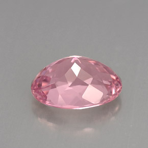Turmalina rosa natural de 2,79 ct, corte óvalo, VS