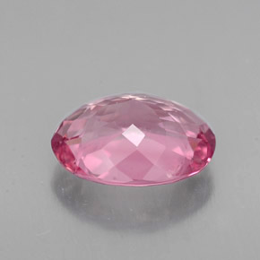 Turmalina rosa natural de 1,86 ct, corte óvalo, VS-SI