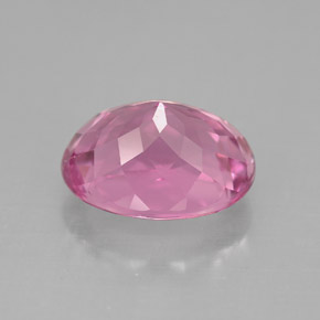 Turmalina rosa natural de 3,61 ct, corte óvalo, VVS-VS
