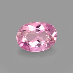 Turmalina rosa natural de 1,72 ct, corte óvalo, VVS-VS