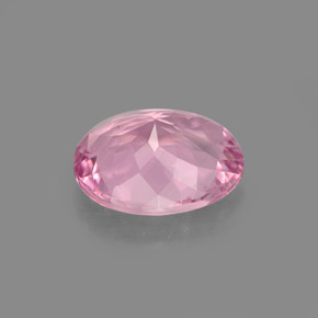 Turmalina rosa natural de 1,74 ct, corte óvalo, VVS-VS