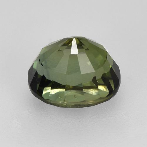 Turmalina verde natural de 1,53 ct, corte óvalo, VVS-VS