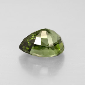Turmalina verde natural de 1,85 ct, en forma de pera, VS