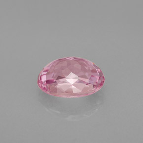Turmalina rosa natural de 1,30 ct, corte óvalo, IF