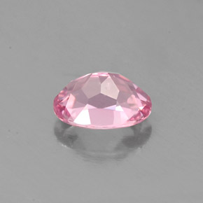 Turmalina rosa natural de 0,88 ct, corte óvalo, VS-SI