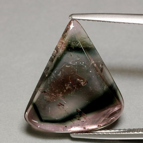 Turmalina multicolor natural de 8,02 ct, transparente, transparente / translúcido