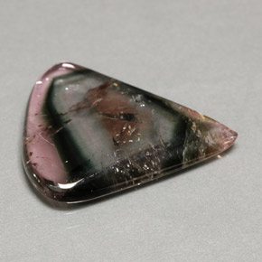 Turmalina multicolor natural de 8,02 ct, transparente, transparente / translúcido
