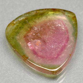 Turmalina multicolor natural de 7,50 ct, transparente, transparente / translúcido